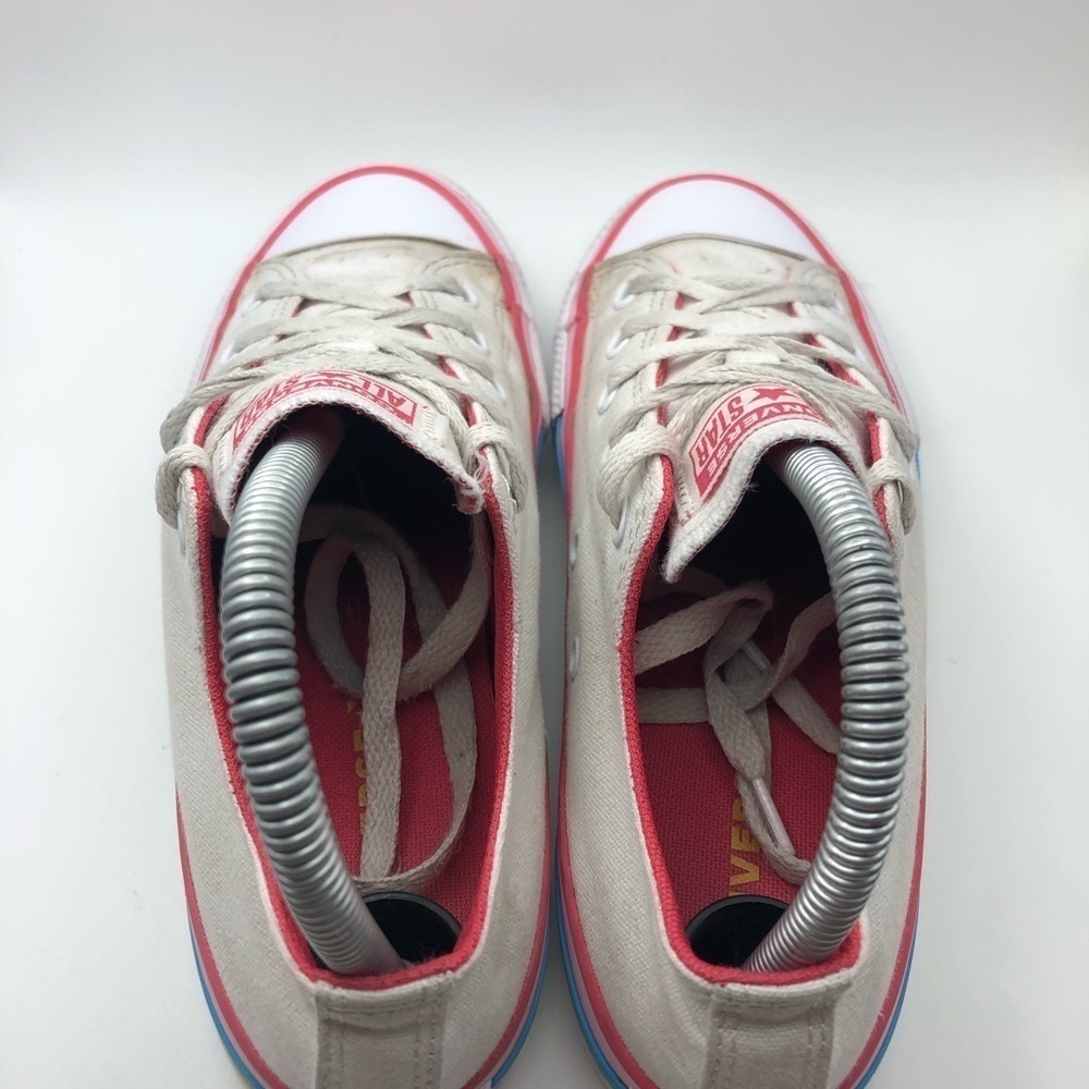 Converse beige womens sneakers size 4Y/ womens 6 - Picture 5 of 9